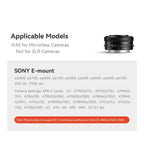 TTArtisan AF 14mm F/3.5 APS-C Prime Lens for mirrorless camera - Sony E Fujifilm X
