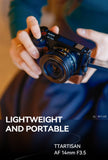 TTArtisan AF 14mm F/3.5 APS-C Prime Lens for mirrorless camera - Sony E Fujifilm X