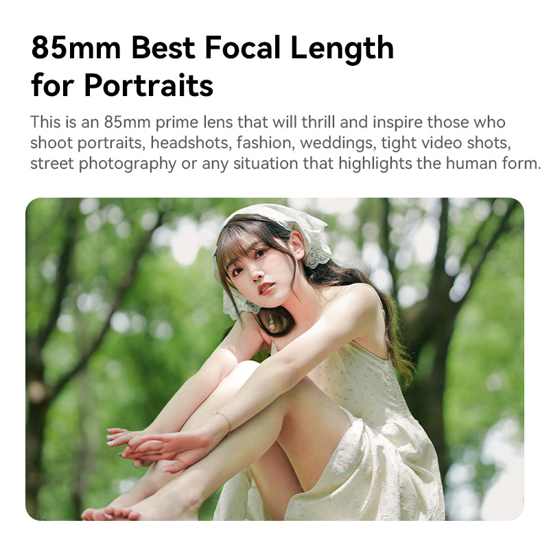 7artisans AF 85mm f/1.8 Auto focusing full frame Lens for Sony E Nikon Z mount L mount mirrorless camera