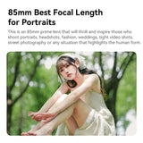7artisans AF 85mm f/1.8 Auto focusing full frame Lens for Sony E Nikon Z mount L mount mirrorless camera