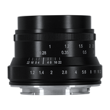 7artisans 35mm f/1.2 II manual lens for APS-C mirrorless camera - Fujifilm Sony Olympus OM-D Nikon Z