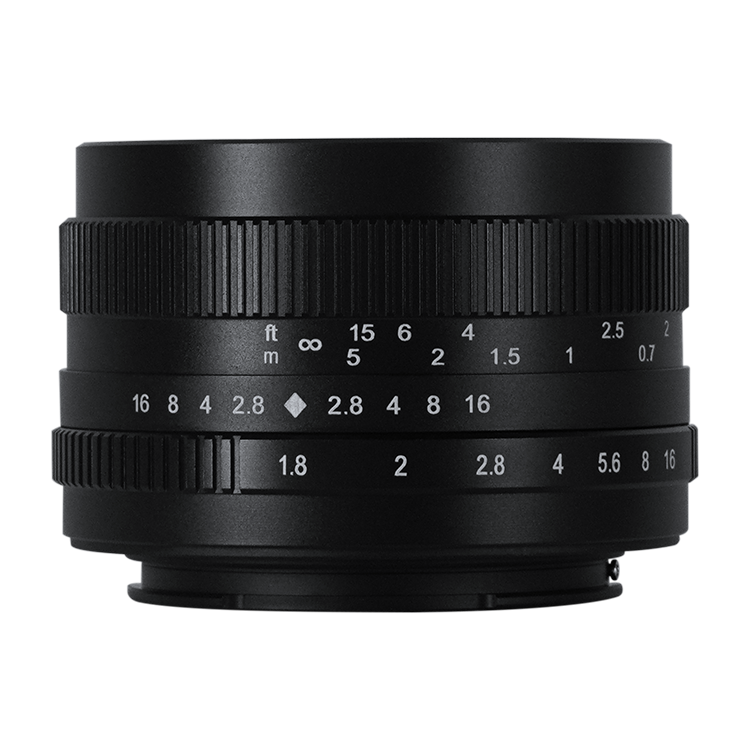 7artisans 50mm f/1.8 manual lens for APS-C mirrorless camera - Canon EOS M Fujifilm Sony
