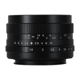 7artisans 50mm f/1.8 manual lens for APS-C mirrorless camera - Canon EOS M Fujifilm Sony