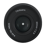 7artisans 60mm f/2.8 II macro 1:1 manual lens for APS-C mirrorless camera - Sony E Canon RF Fujifilm X Olympus OM-D Nikon Z Leica Sigma Panasonic L mount