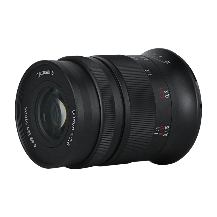 7artisans 60mm f/2.8 II macro 1:1 manual lens for APS-C mirrorless camera - Sony E Canon RF Fujifilm X Olympus OM-D Nikon Z Leica Sigma Panasonic L mount
