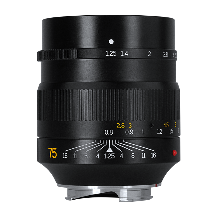7artisans 75mm f/1.25 rangefinder lens for Leica M mount digital camera - L/M full frame M8 M9 M Typ 240 246