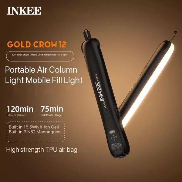 Inkee Gold Crow 12 - 12W Inflatable folding outdoor air column bi