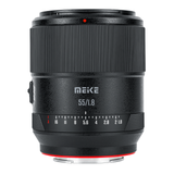 Meike 55mm f/1.8 Pro FF STM auto focusing full frame AF lens for Sony E mount Nikon Z Leica TL SL