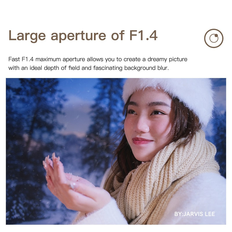 TTArtisan 23mm F/1.4 APS-C Camera Lens for mirrorless camera - Sony E Fuji X Canon EOS RF NIKON Z MFT