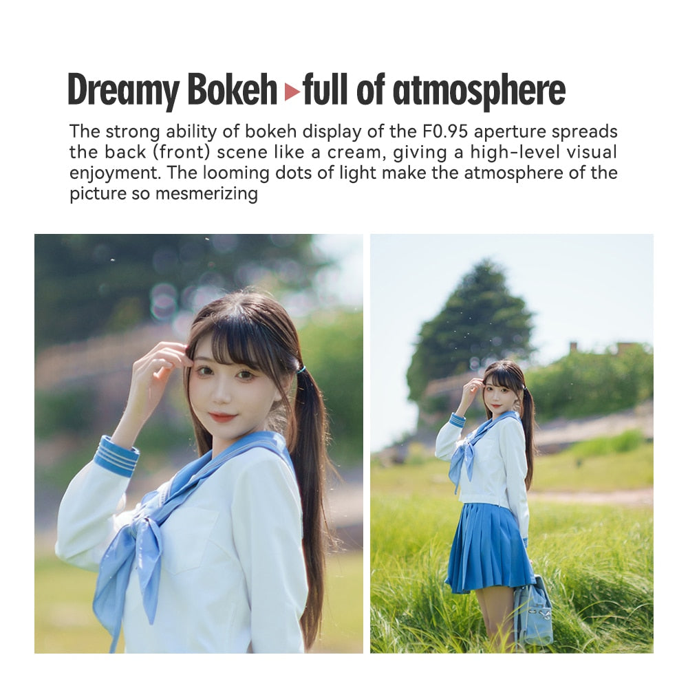 TTArtisan 50mm F/0.95 APS-C Camera Lens for mirrorless camera - Sony E Fuji X Canon EOS R RF NIKON Z Leica Panasonic L