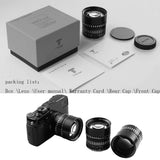 TTArtisan 50mm F/0.95 APS-C Camera Lens for mirrorless camera - Sony E Fuji X Canon EOS R RF NIKON Z Leica Panasonic L