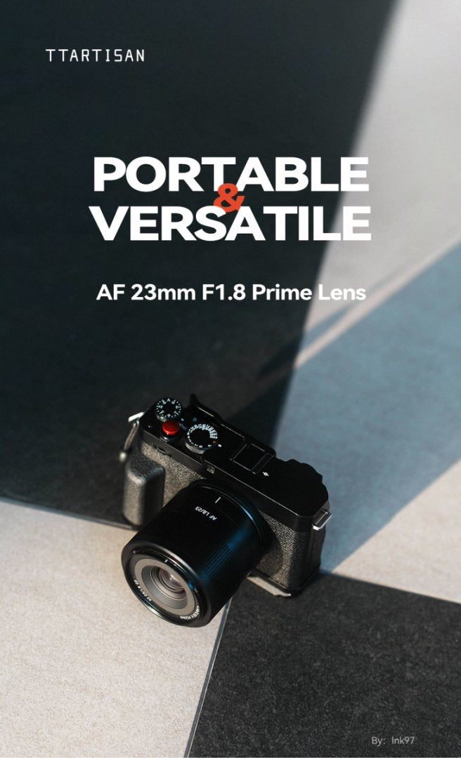 TTArtisan AF 23mm F/1.8 APS-C Prime Lens for mirrorless camera - Fujifilm X Sony E Nikon Z