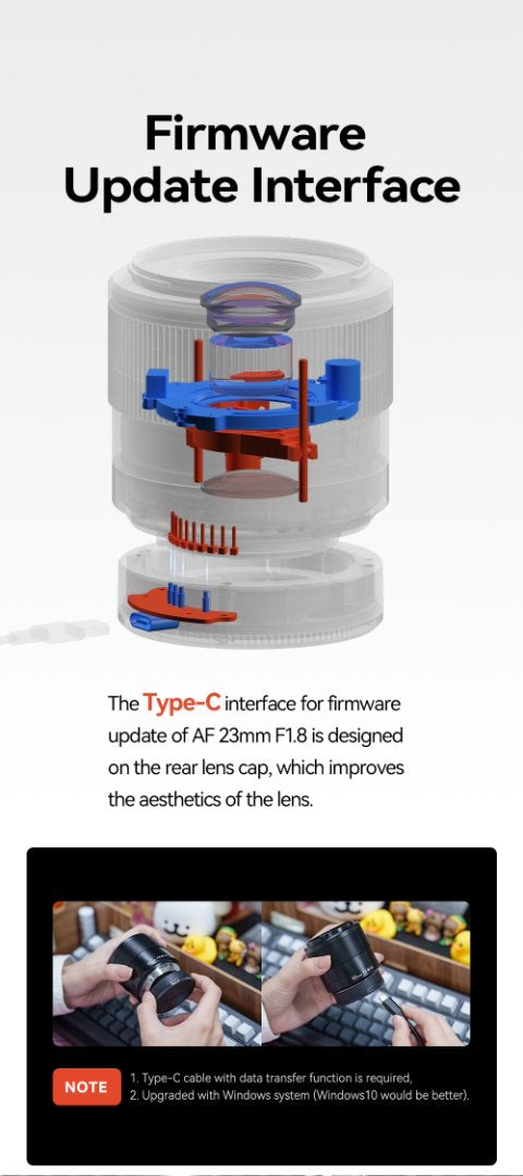 TTArtisan AF 23mm F/1.8 APS-C Prime Lens for mirrorless camera - Fujifilm X Sony E Nikon Z