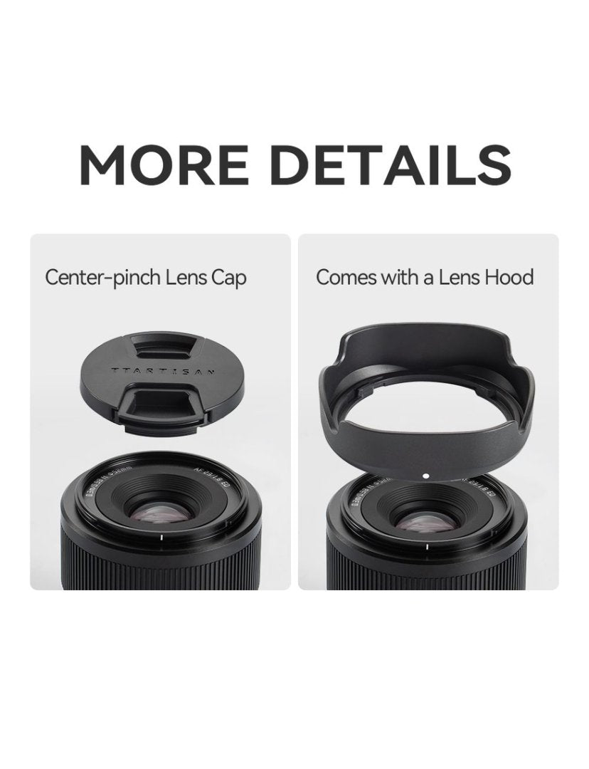 TTArtisan AF 23mm F/1.8 APS-C Prime Lens for mirrorless camera - Fujifilm X Sony E Nikon Z