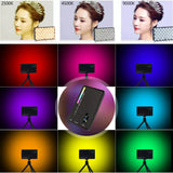 LUXCEO V10 Pro W140 V RGB full color camera video LED light for DSLR mirrorless camera 8W 3000mAh