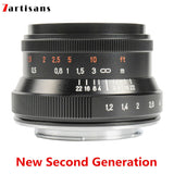 7artisans 35mm f/1.2 II manual lens for APS-C mirrorless camera - Fujifilm Sony Olympus OM-D Nikon Z