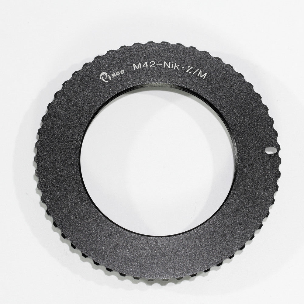 Super slim M42 screw mount lens to Nikon Z mount adapter - for macro helicoid extension ring - Z5 Z6 II Z7 Z50 Z fc