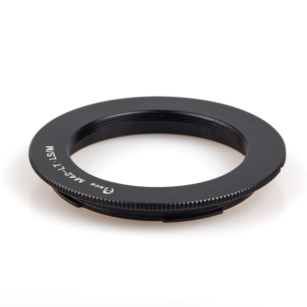Super slim M42 screw mount lens to Leica L mount adapter - for macro helicoid extension ring - Leica SL TL Panasonic S1 Sigma FP