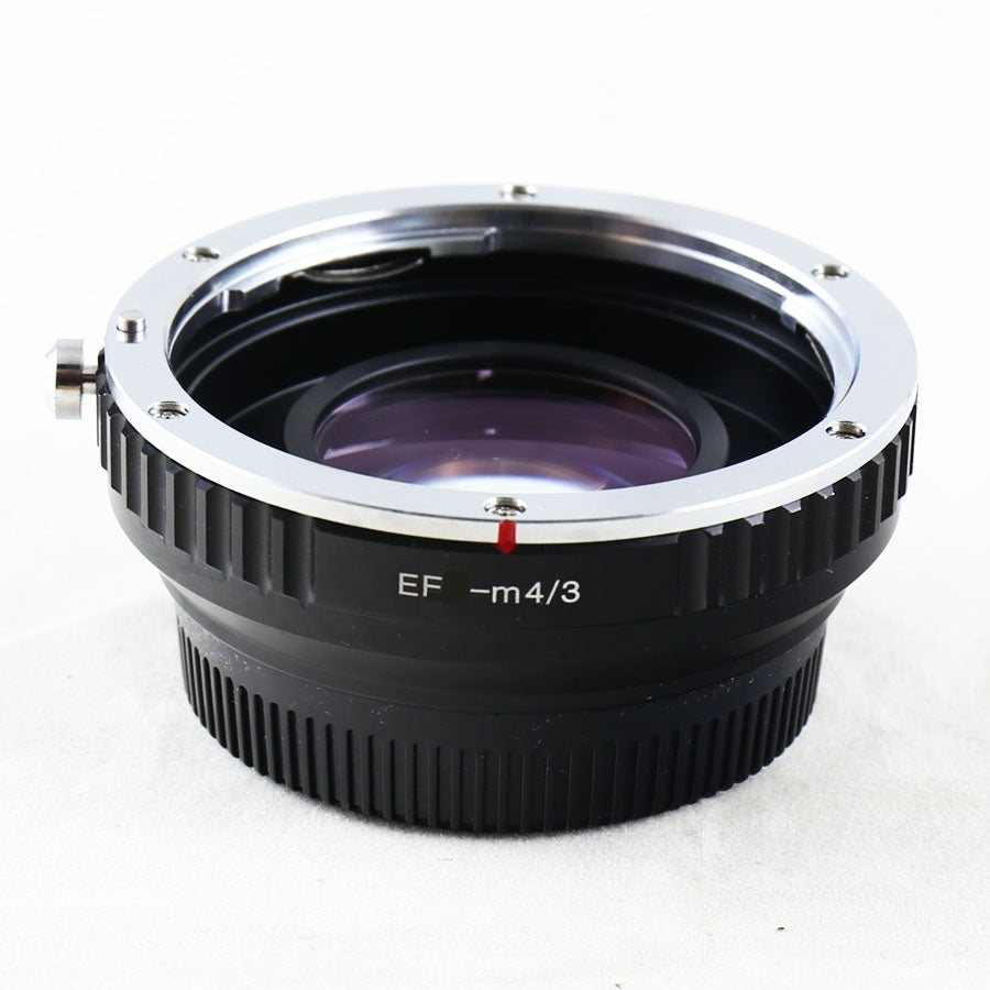 0.72x Focal Reducer Speed Booster Adapter for Canon EOS EF lens to Micro 4/3 MFT - Olympus OM-D Panasonic GH5