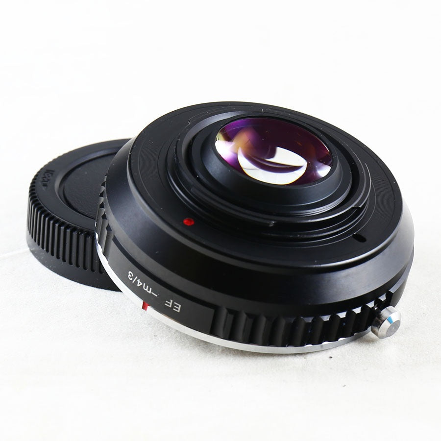 0.72x Focal Reducer Speed Booster Adapter for Canon EOS EF lens to Micro 4/3 MFT - Olympus OM-D Panasonic GH5