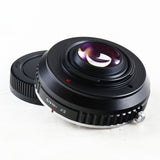 0.72x Focal Reducer Speed Booster Adapter for Canon EOS EF lens to Micro 4/3 MFT - Olympus OM-D Panasonic GH5