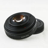 0.72x Focal Reducer Speed Booster Adapter for Nikon F mount G lens to Micro 4/3 MFT - Olympus OM-D Panasonic GX7 E-PL6