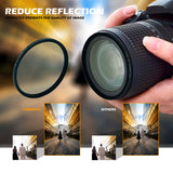 Camdiox CPRO Magnetic CPL Polarizing Filter - for Canon Nikon Sony Olympus Leica DSLR mirrorless camera lenses