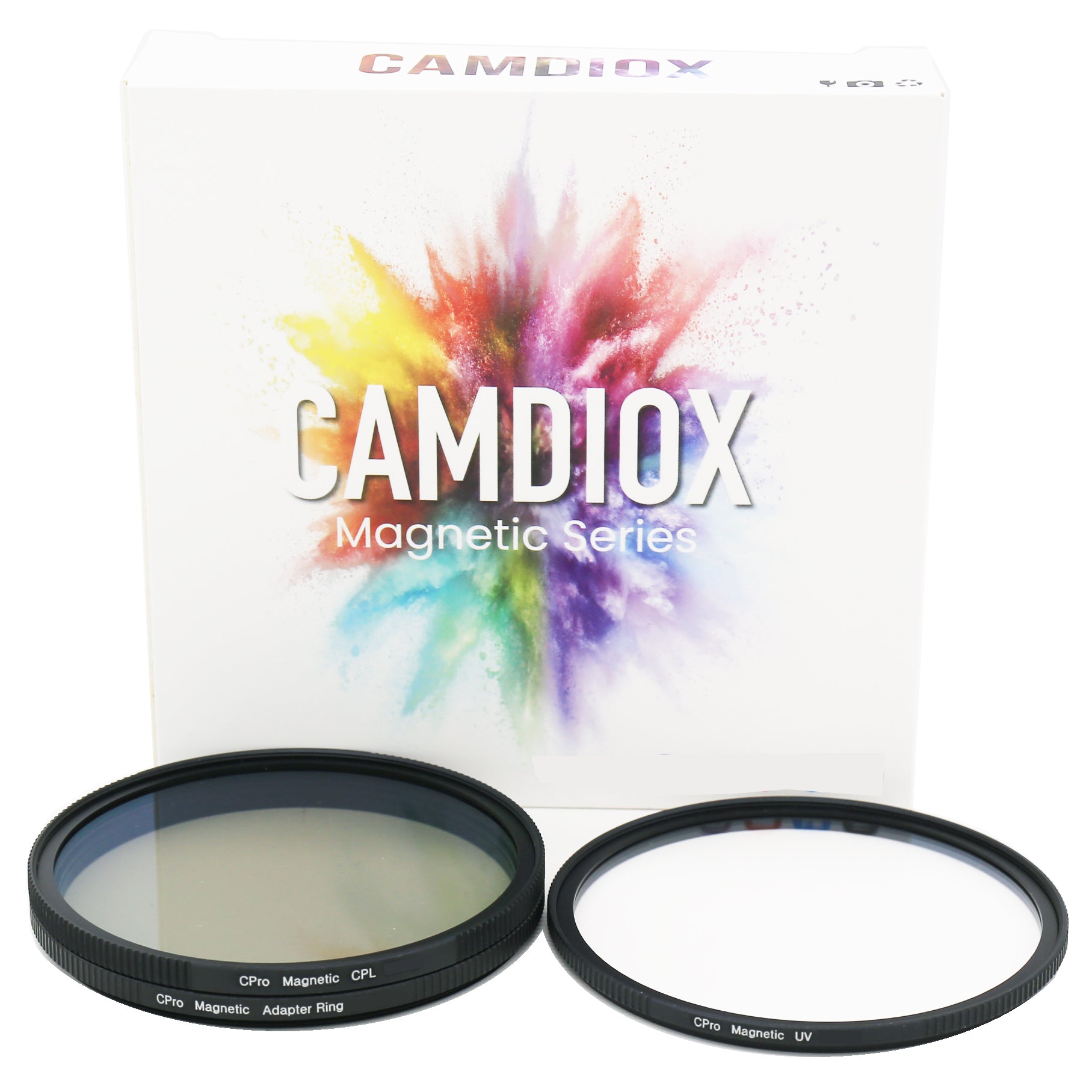 Camdiox CPRO Magnetic CPL Polarizing Filter - for Canon Nikon Sony Olympus Leica DSLR mirrorless camera lenses