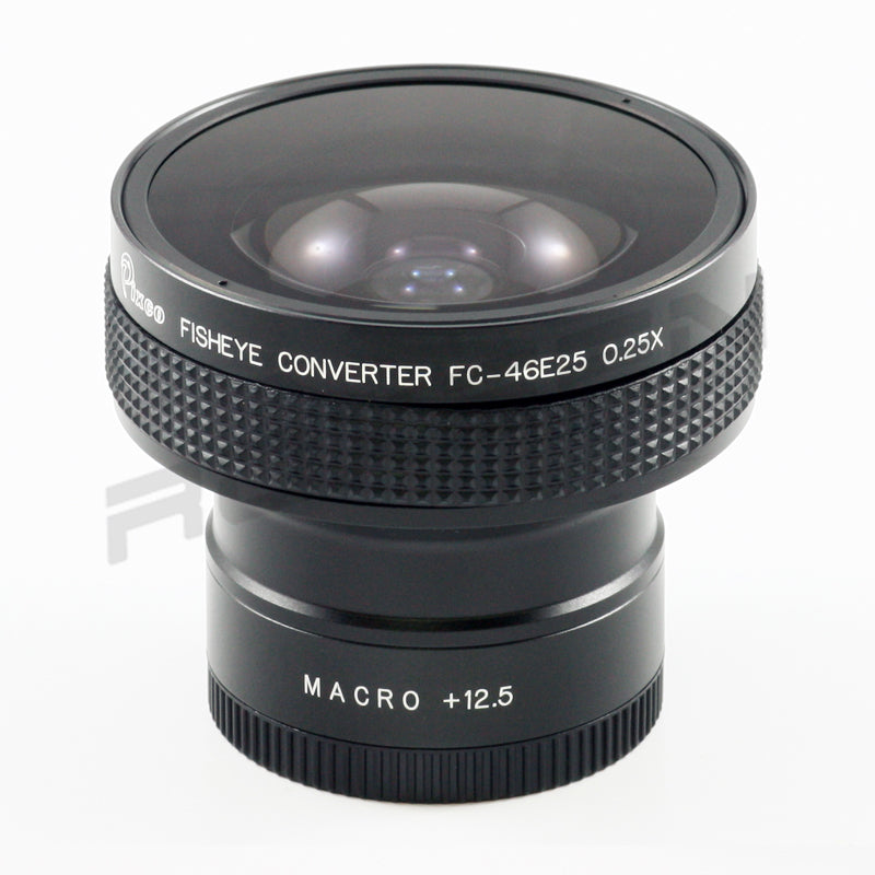 0.25x Fisheye Super Wide Conversion Lens 180 degrees 52mm / 55mm / 58mm for Canon Sony Nikon Panasonic Pentax +12.5 macro
