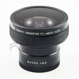 0.25x Fisheye Super Wide Conversion Lens 180 degrees 52mm / 55mm / 58mm for Canon Sony Nikon Panasonic Pentax +12.5 macro