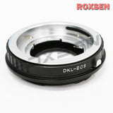 Voigtlander Retina DKL mount lens to Canon EOS EF mount adapter - for 5D III 6D 70D 700D 650D