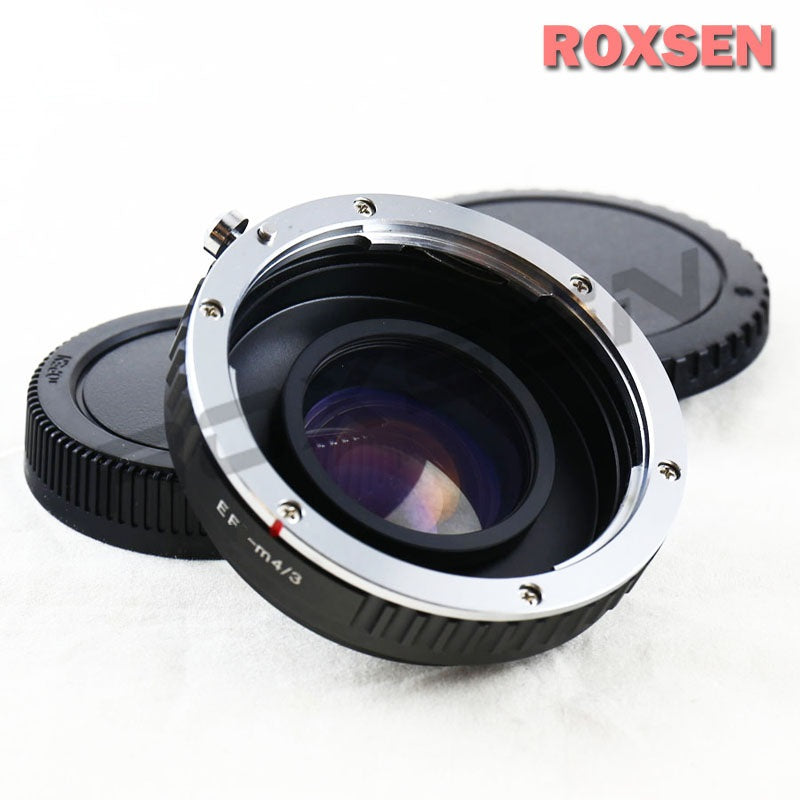 0.72x Focal Reducer Speed Booster Adapter for Canon EOS EF lens to Micro 4/3 MFT - Olympus OM-D Panasonic GH5