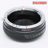 Tilt Lens Adapter for Canon EOS EF-S lens to Micro 4/3 mount camera - M43 Olympus OM-D Panasonic GH5