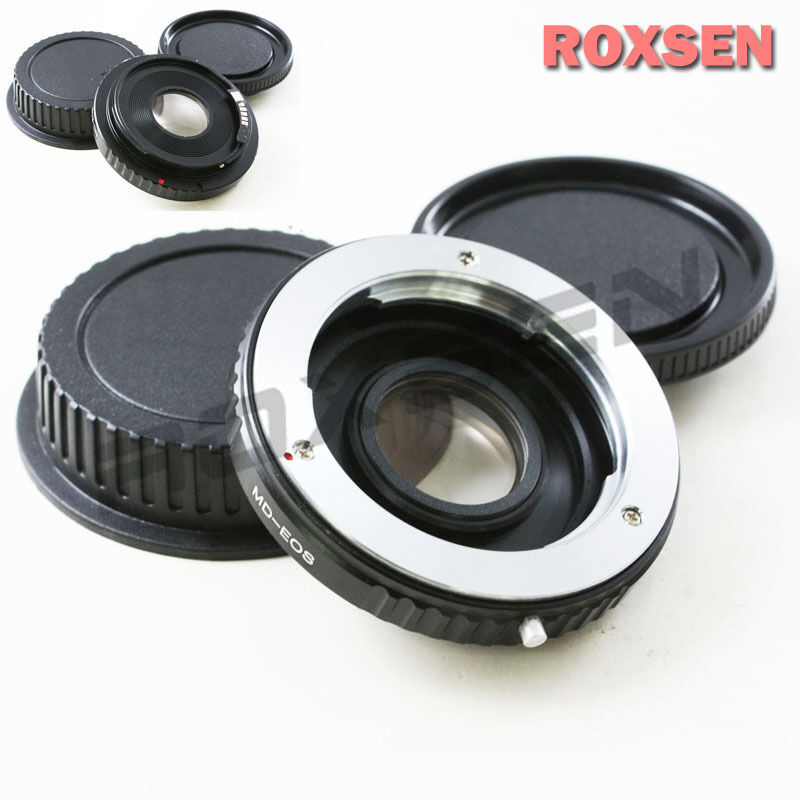 AF confirm adapter for Minolta MD lens to Canon EOS EF mount glass - infinity focus - 60D 550D 600D 7D 70D