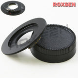 Macro AF confirm adapter for C mount 16mm CCTV lens to Nikon F Mount - D4 D610 D7500 D3200 D800 D810