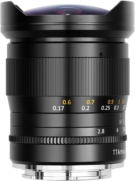 TTArtisan 11mm F/2.8 Full Frame Ultra-Wide Fisheye Manual Lens for