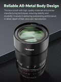 7artisans 60mm f/2.8 macro 2x manual lens for full frame mirrorless camera - Sony E Canon RF Nikon Z