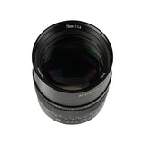 7artisans 75mm f/1.4 Full Frame Manual Lens for Sony E Canon EOS R RF Nikon Z Leica Panasonic Sigma L mount mirrorless camera