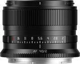 TTArtisan AF 40mm F/2 Full Frame Prime Lens for mirrorless camera - Sony E Nikon Z