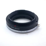 Contax G Mount G1 G2 lens to Nikon Z mount mirrorless adapter - Z5 Z6 Z7 II Z50 Z fc