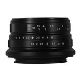 7artisans 25mm f/1.8 manual lens for APS-C mirrorless camera - Canon EOS M Fujifilm Sony Olympus OM-D