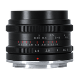 7artisans 35mm f/1.4 II Full Frame Manual Lens for Sony E Canon EOS R RF Nikon Z Leica Panasonic Sigma L mount mirrorless camera