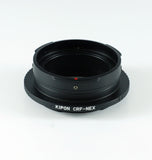 Kipon Contax RF rangefinder mount lens to Sony NEX E mount mirrorless camera adapter - simple - Carl Zeiss Contax RF - A7 A7R IV V A7S III A6000 A6500 A5000