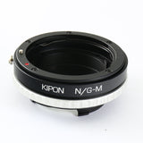 Kipon Nikon F (G) mount lens to Leica M mount L/M camera adapter - M M8 M9 M10 M11 240 246 262