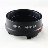 Kipon M42 screw mount lens to Leica M mount L/M camera adapter - M M8 M9 M10 M11 240 246 262