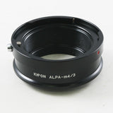 Kipon Alpa mount lens to MFT Micro 4/3 mount mirrorless camera adapter - Olympus OM-D Panasonic Lumix G series