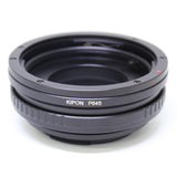 Kipon Pentax 645 mount P645 lens to Canon EOS EF mount DSLR camera adapter - 650D 90D 5D IV 6D II