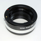 Kipon Pentax K PK DA mount lens to Sony NEX E mount mirrorless camera adapter - A7 A7R IV V A7S III A6000 A6500 A5000