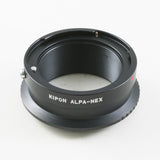 Kipon Alpa mount lens to Sony NEX E mount mirrorless camera adapter - A7 A7R IV V A7S III A6000 A6500 A5000