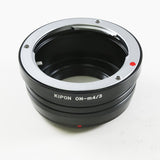 Kipon Olympus OM mount lens to MFT Micro 4/3 mount mirrorless camera adapter - Olympus OM-D Panasonic Lumix G series